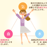 気血水　イラスト